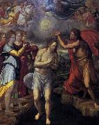 Juan Fernandez de Navarrete Baptism of Christ oil painting